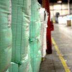 Warehousing flexible sacks in a warehouse